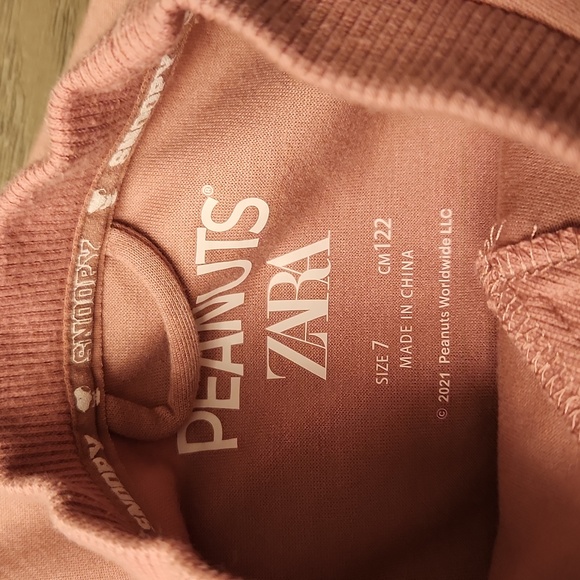 Zara Peanuts girls sweatshirt - Picture 4 of 4